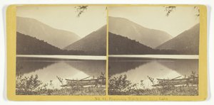 Franconia Notch från Echo Lake, 185575. Skapare: Kilburn Brothers, BW Kilburn.