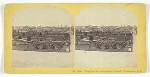 View from the Agricultural Grounds, Washington, D.C., 185575. Skapare: Kilburn Brothers, BW Kilburn. av Kilburn Brothers, BW Kilburn