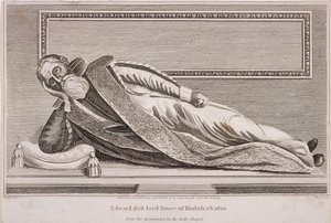 Monument till Sir Edward Bruce i Rolls Chapel, Chancery Lane, London, 1794