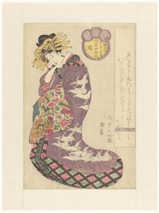 Courtesan Tachibana från Tsuruya-huset av Kitagawa Shikimaro