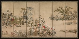 Blommor av de fyra årstiderna, mitten av 1600-talet.