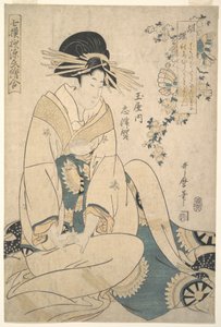 En kurtisan av Kitagawa Utamaro