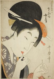 A Wife of the Lower Rank (Gebon no nyobo), från serien "A Guide to Women