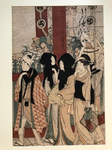 Asakusa-templet av Kitagawa Utamaro