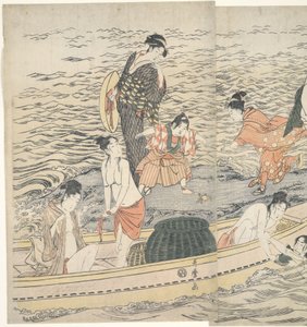 Awabi-skaldykerskor vid Enoshima av Kitagawa Utamaro