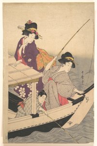 Fiske av Kitagawa Utamaro