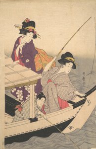Fiske, sent 1700-tal. av Kitagawa Utamaro