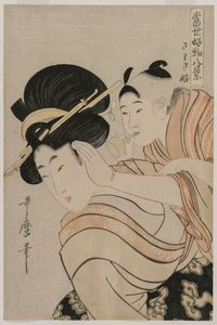 Fond of Noise från serien Eight Views of Favorite Things of Today’s World av Kitagawa Utamaro