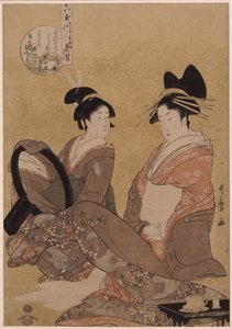 Hanamurasaki av te Tamaya, 1793 av Kitagawa Utamaro