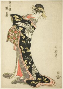 Hinatsuru från Te-kei Zetsuro av Kitagawa Utamaro