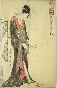 Hour of the Ox [02:00] av Kitagawa Utamaro