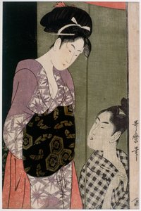 Myggnät, ca 1797 av Kitagawa Utamaro