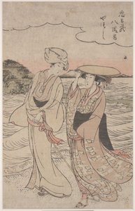 No.8 från Chushingura-serien (träsnitt i färg) av Kitagawa Utamaro