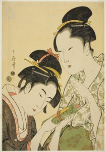 Jag vaknade plan d OFF tid av Kitagawa Utamaro