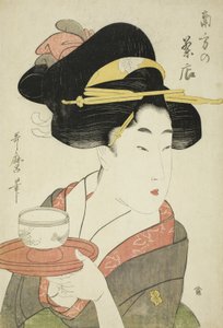 Södra tehuset av Kitagawa Utamaro