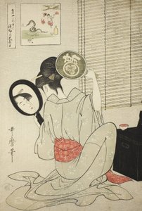 Takashima Ohisa, ca. 1795 av Kitagawa Utamaro
