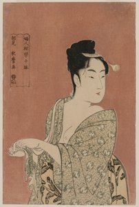 The Faddish Type från serien Ten Types in the Physiognomy of Women av Kitagawa Utamaro