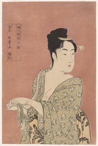 The Faddish Type från serien Ten Types in the Physiognomy of Women av Kitagawa Utamaro
