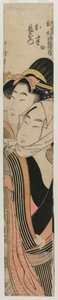 The Lovers Ohan and Choemon (från serien Joruri Ballads in the Tokiwazu and Tomimoto Styles) av Kitagawa Utamaro