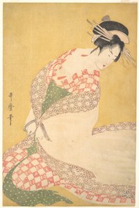 Ytterdräkten av Kitagawa Utamaro