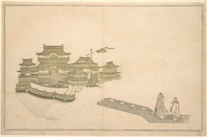 Palatset i månen av Kitagawa Utamaro