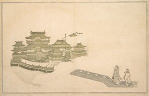 Palatset i månen, 8:e månaden, 1789. av Kitagawa Utamaro