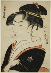 Toyohina Tomimoto, från seriens ``fa network s beautie s of Edo (Edo old name beauty)