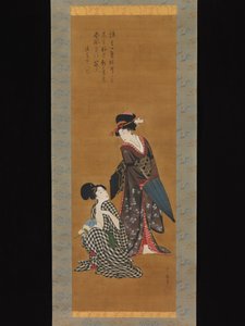 Två skönheter av Kitagawa Utamaro