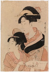 Utan titel av Kitagawa Utamaro