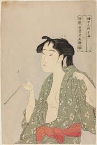 Woman Anding Smoke from a Pipe, från serien "Ten Classes of Women