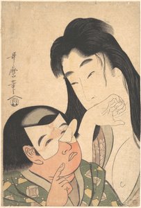 Yamauba och Kintarō av Kitagawa Utamaro