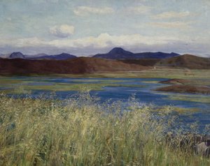 Jær landskap (Landskap från Jæren) (olja på duk)