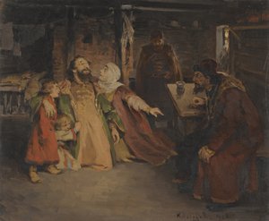 Ivan den förskräcklige av Klavdi Vasilyevich Lebedev