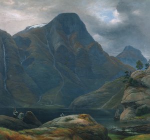 Ankomst till Nærøyfjorden (fjord)