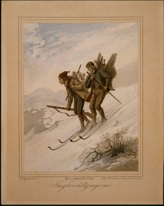 Wild Bird Hunters (akvarell på papper)