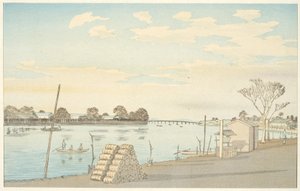 Fuji-view-färjan, floden Ōkawa