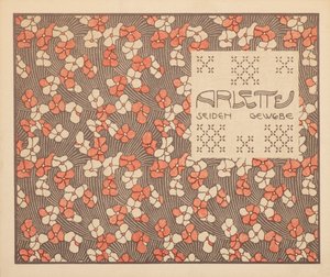 Arlette sidentyg, 1901. av Koloman Moser