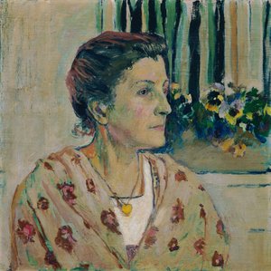 Charlotte Moser, syster till konstnären av Koloman Moser