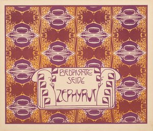 Tryckt sidenzefir, 1901. av Koloman Moser