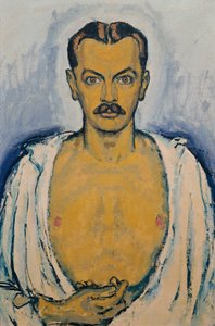 självporträtt av Koloman Moser