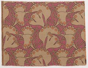 Textildesign, 1898. av Koloman Moser