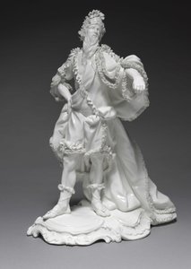 Oceanus, Frankenthal Porslinsfabrik, Tyskland, ca 1765 av Konrad Linck