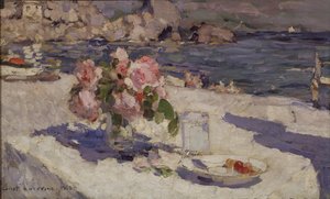 Vid havet, 1910 av Konstantin Alekseevich Korovin