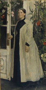 Porträtt av Olga Pavlovna Orlova 1838-1926 av Konstantin Alekseevich Korovin