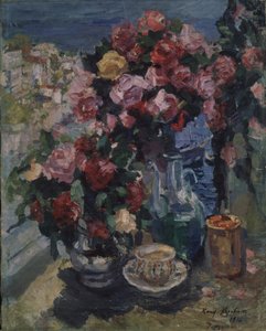 Rosor. Gurzuf, 1916 av Konstantin Alekseevich Korovin