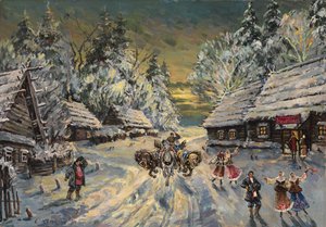 Rysk vinter av Konstantin Alekseevich Korovin