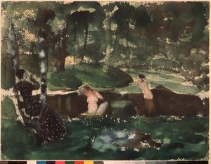 Badgäster av Konstantin Andreevic Somov