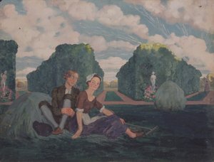 Lovers av Konstantin Andreevic Somov