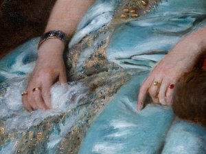 Porträtt av Varvara Alekseevna Morozova av Konstantin E Makovskij