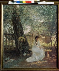 I trädgården av Konstantin Egorovich Makovsky
